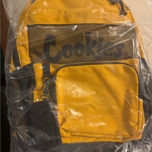 Cookies rare Yellow and Black  smell proof Backpack US only